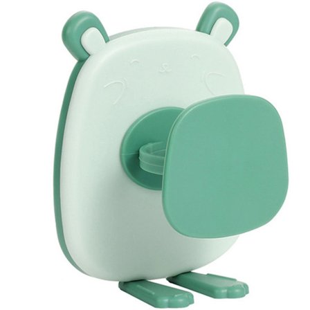 Sähköhammasharjan pidike, piirretty säilytysteline, seinäkiinnitys, rei'ittömä, jalusta kylpyhuoneeseen, vedenkestävä, keltainen