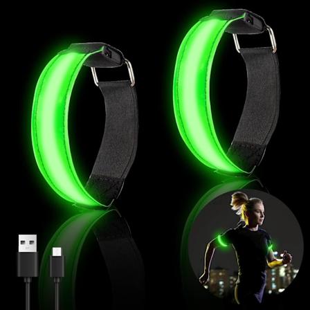 LED Armbånd - Høj synlighed Reflekterende Løbelys