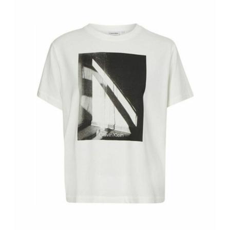 Calvin Klein T-Shirts , Wit , Dames , Maat: XS