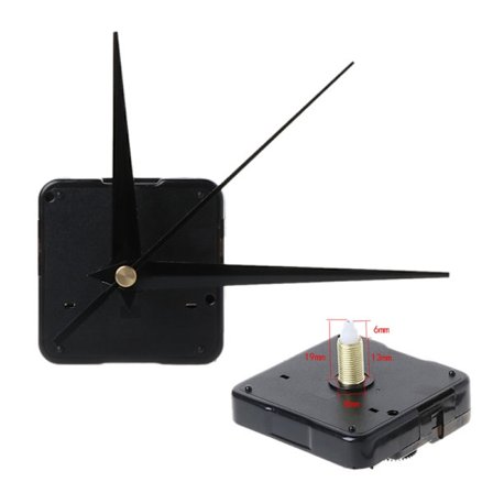 DIY Quartz Clock Movement Silence Quartz Clock Core Tillbehör Tillbehör för väggmonterade spetsiga nålar Tillbehör