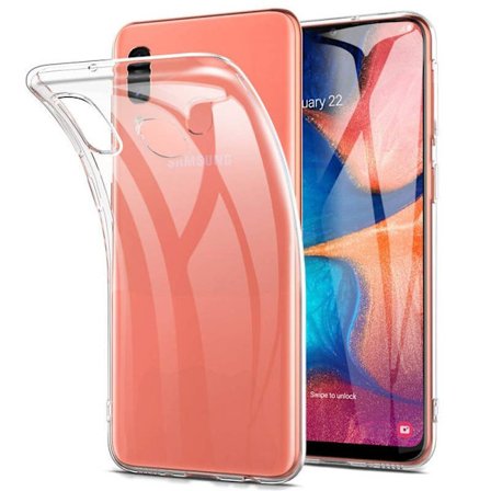 Transparent Silikon TPU-Skal till Samsung A20e