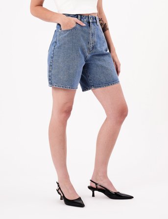 ABRAND Carrie Short Naomimid Vintage Blue - Blue - 27