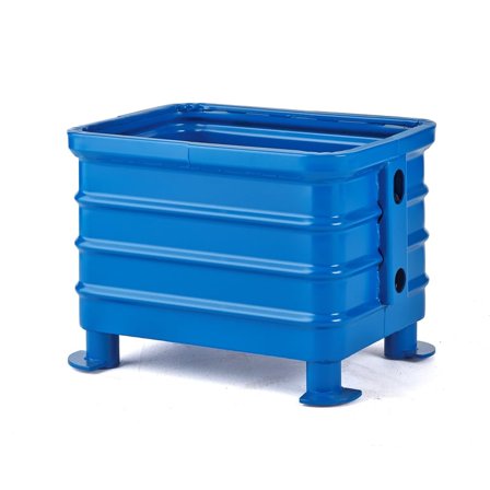 Pallcontainer, 800x600x600 mm, blå