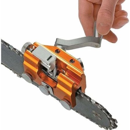 Kjede-slipeskinne for motorsag, tannsliper for motorsag, slipesett for motorsag i aluminiumlegering