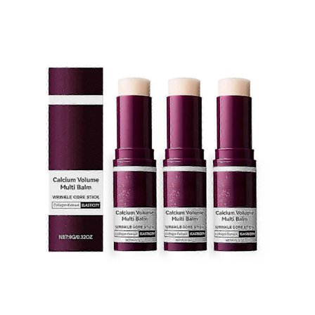 3X Kalcium Volym Multi Balm Anti-Aging Rynkkärna Stick K-beauty