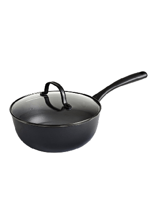 Satake Honeycomb Keramisk Beläggning Sautés 20 cm Sauteuser Svart