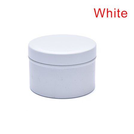 Ljusburkar med lock Bulk Rund Ljusbehållare Burkar Tom Sto