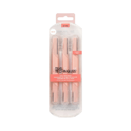 Real Techniques Face and Brow Razors Tillbehör Unisex Orange 3 PCS