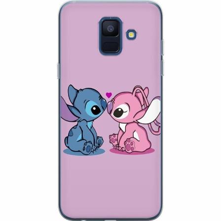 Samsung Galaxy A6 (2018) Genomskinligt Skal Lilo And Stitch