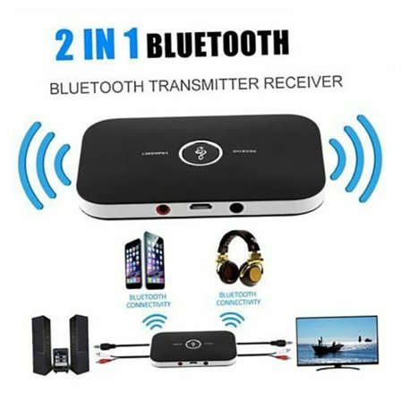 CDQ 2-i-1 Bluetooth-sändare och -mottagare Trådlös TV-stereo o-adapter