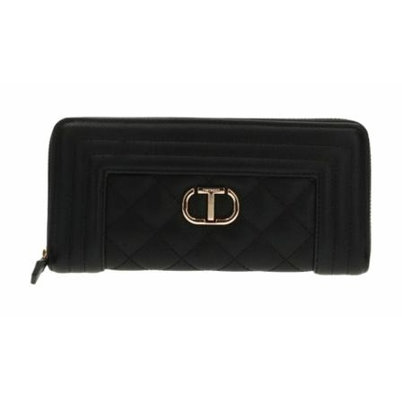 Twinset Wallets Cardholders Sort, Dame Punge og Kortholder, Størrelse: ONE Size