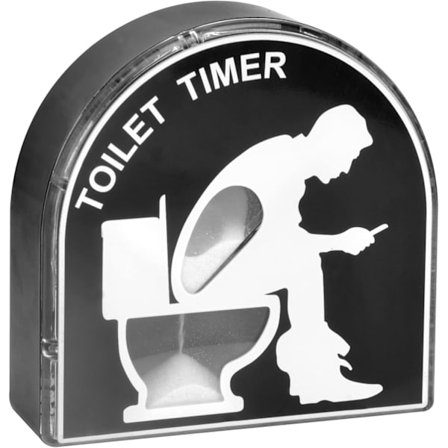 5 Minutters Timeglass Toalett Timeglass Timer, Kreativ Toalettkrakk Timeglass, Barns Børster Timing Verktøy