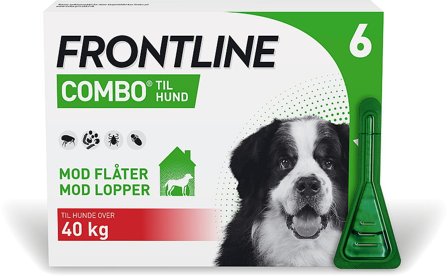 Frontline Combo Vet. 40-60 kg 6 x 4,02 ml, Tøj & Bolig, Flåter & Lopper, Flåt- Og Loppemiddel Til Hunde