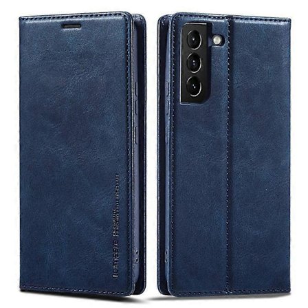 LC.IMEEKE Kompatibel med Samsung Galaxy S21+ 5G Stødsikkert PU Læder RFID Telefon Cover Wallet Stand Auto Lukning Magnetisk