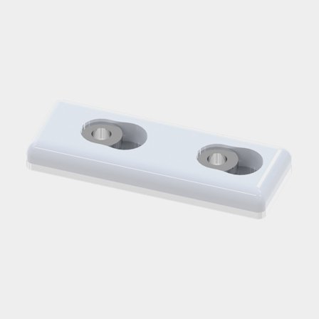 Hurley protection plate, double, 2-pack