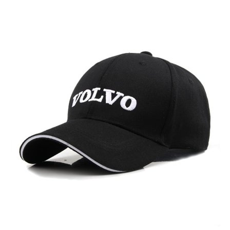 VOLVO bil solhat med broderet logo baseballkasket bilkasket sort