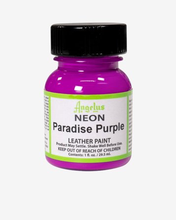 Angelus - Neon Leather Paint - Paradise Purple