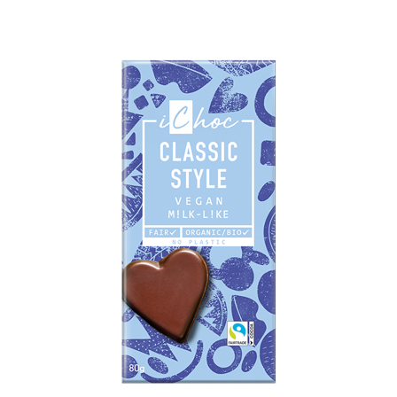 iChoc Vegansk Klassisk Sjokolade 80 g