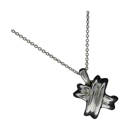 Tiffany & Co. Pre-owned, Signature Necklace Grijs, Dames, Maat:ONE Size