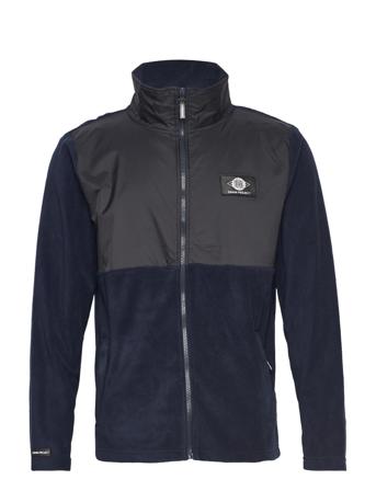 Dpfleece Zip Jacket Navy Denim Project