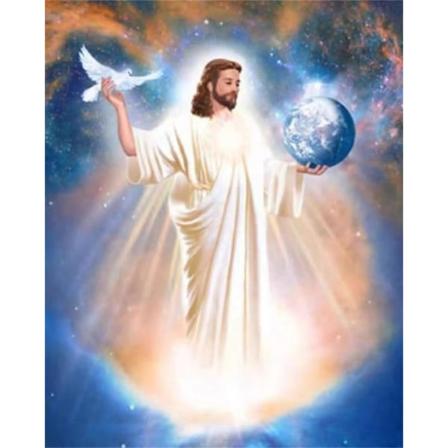 Frelser Jesus 5D Diamantmaleri 30X40CM (Stil 11)