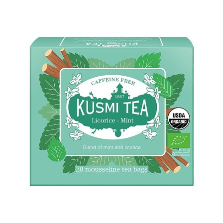 Kusmi Tea Organic Licorice Mint, Helse & Madvarer, Te, Øvrig Te
