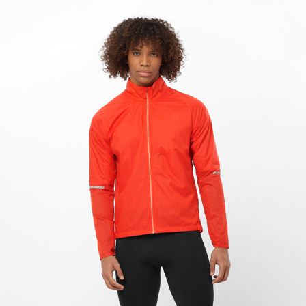 Salomon - Vestes Vêtements Sense Flow Jacket M - Cherry Tomato