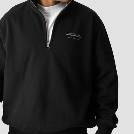 ICANIWILL Everyday 1/4 Zip Tröja Svart