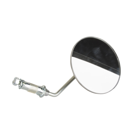 Busch & Müller Round Steering Rear View Mirror - Chrome