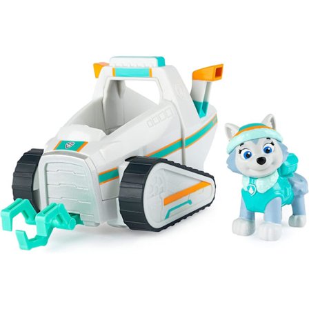 Paw Patrol, Everests sneplovkøretøj med samlerfigur, til børn fra 3 år og opefter