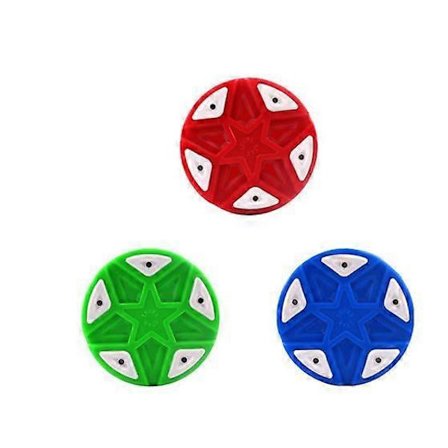 3 stk. Street Hockey Puck: Inline Roller Hockey Puck Sett For Trening, Pasninger Og Øvelse - Praktisk For Innendørs Og Utendørs Trening[D]