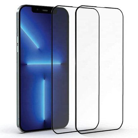 2-pack iPhone 13 Mini Härdat glas Heltäckande Skärmskydd
