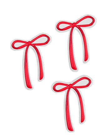 Bow Sticker Pack Red Holdit