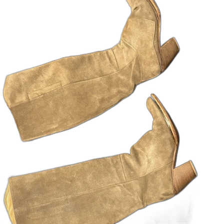 Beige mockastövlar från Acne