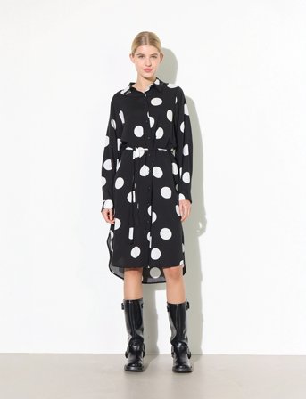 Hunkøn Vicky Shirtdress - Black - S