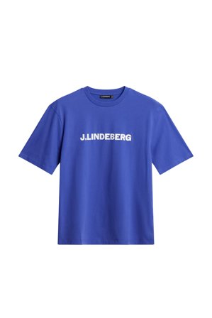 J.Lindeberg - Parcy Logo Tee - Blå - Man - S