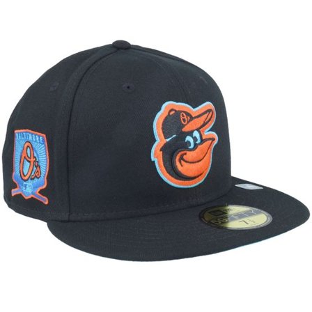 New Era - MLB Svart fitted Keps - Baltimore Orioles 59FIFTY Fathers Day 23 Black Fitted @ Hatstore