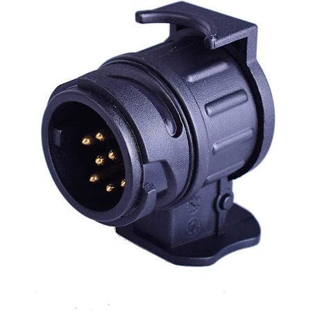 13-polig till 7-polig släpvagnsadapter för europeiskt standarduttag Släpvagnskoppling Lastbil Husvagn Kontakt Eluttag