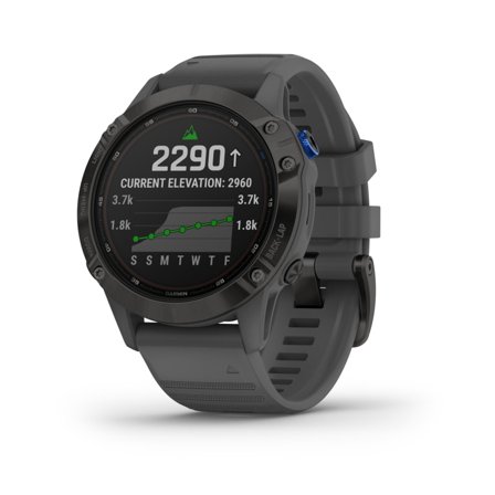 Garmin Fenix 6 Pro Solar fitness watches Black ONESIZE