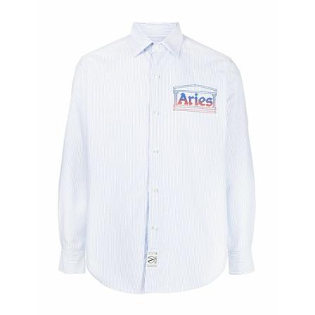 Aries Shirt Blå, Herre Skjorter