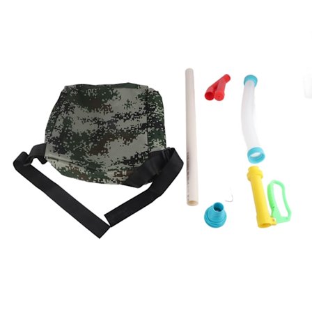 Fleksibel håndtags manuel gødningsspreder med pose til bønner majs grøntsager frugttræer