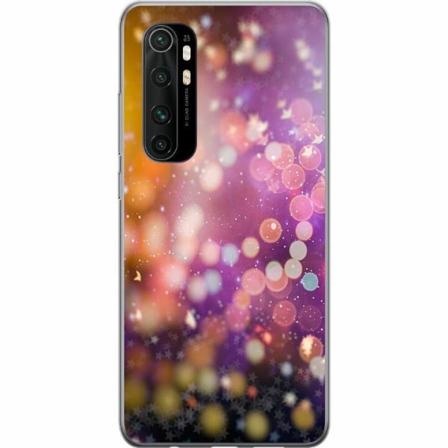 Xiaomi Mi Note 10 Lite Genomskinligt Skal Glitter