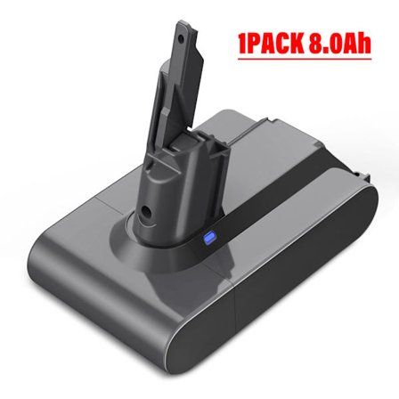 Powtree 6,0Ah/8,0Ah erstatningsbatteri til Dyson V6 V7 V8 V10 Series SV12 DC62 SV11 sv10 Håndstøvsuger Reservebatteri