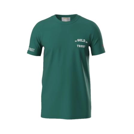 In Gold We Trust, The Pusha T-Shirt Galapagos Groen, Heren, Maat:S