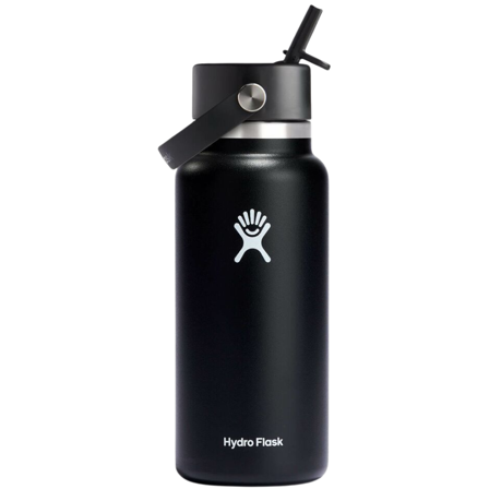 Hydro Flask Wide Flex Straw Cap 32 oz (946 ml) Black