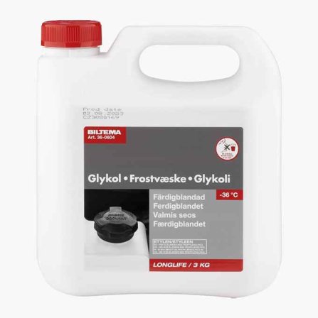 Glykol Longlife färdigblandad 3 kg