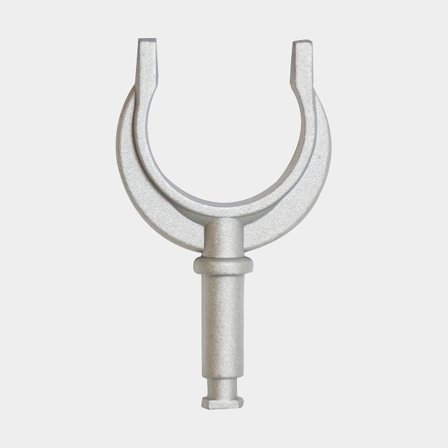 Åretold / årklyka, med tryklås, aluminium, 51 mm (2"), 1 styk