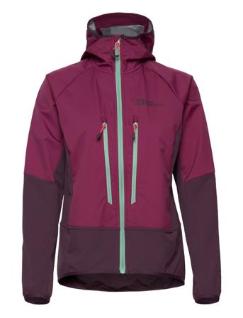 Alpspitze Hoody W Outerwear Sport Jackets Lila Jack Wolfskin