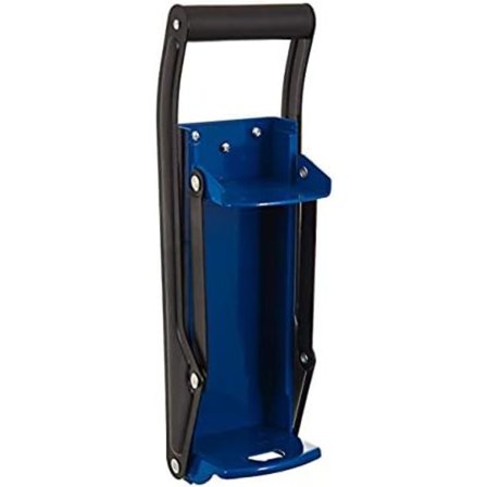 2-i-1 vægmonteret dåsepresser og flaskeåbner - Premium Heavy Duty 36oz Aluminium 500ml køkken dåserecycling værktøj med blødt skumhåndtag og 