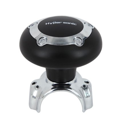 Sort køretøjsdrejeknap til at placere på rattet for at dreje det